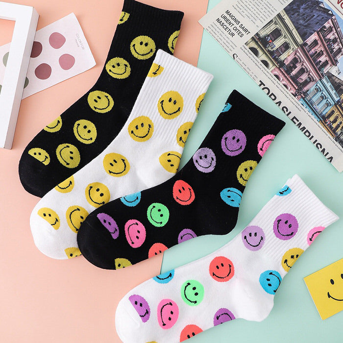 Smile Face Happy Socks