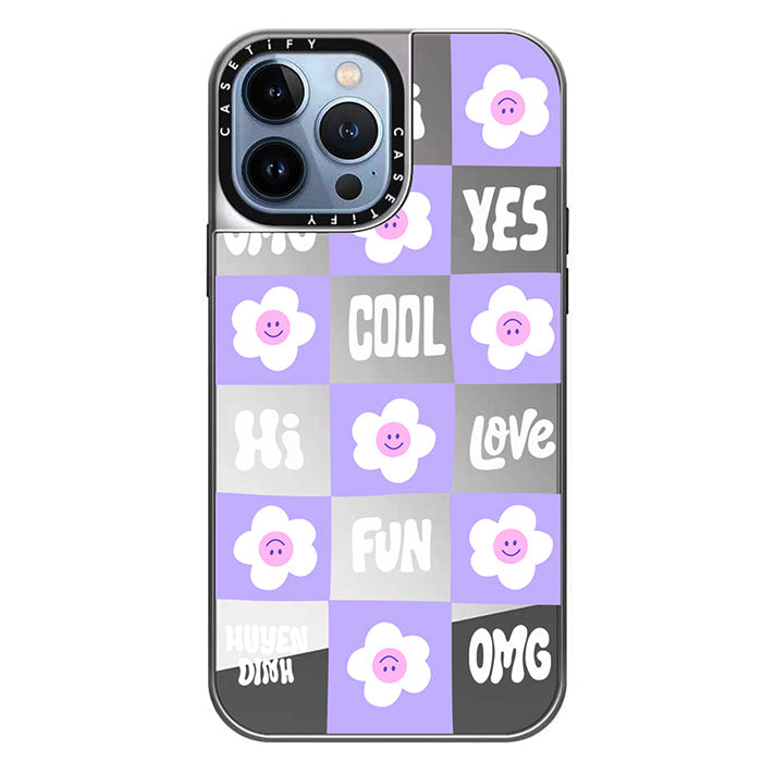 Purple Floral iPhone Case