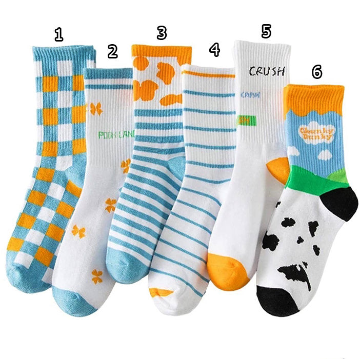 Kawaii Stripe Socks