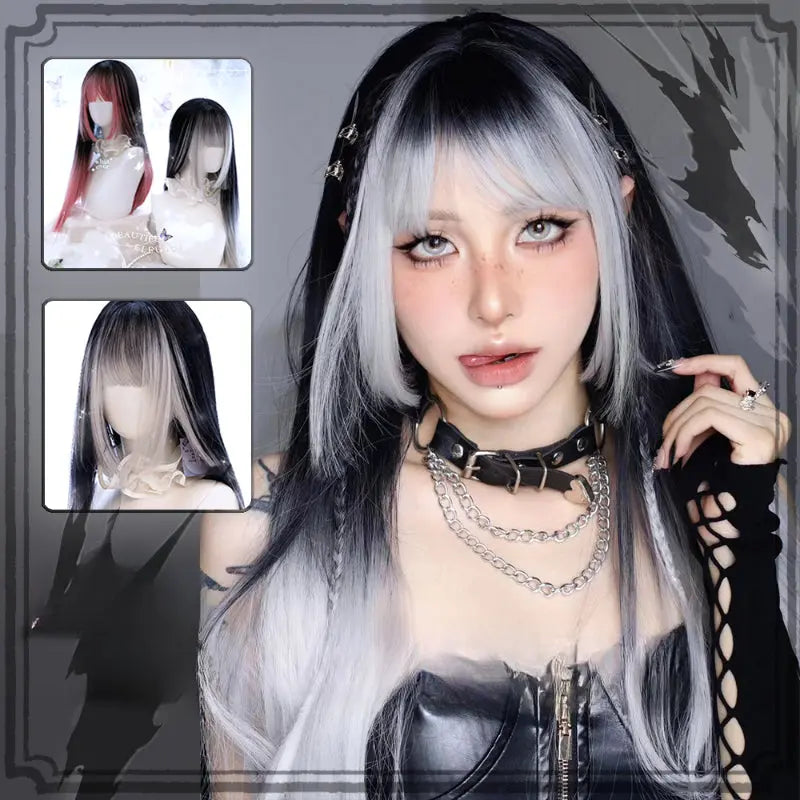 Kawaii Aesthetic Y2K Cute Fairy Jirai Kei Gradient Wigs ON1515 spreepickyshop