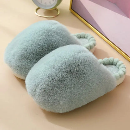 Kawaii Ball Plush Furry Homewear Slippers ME19