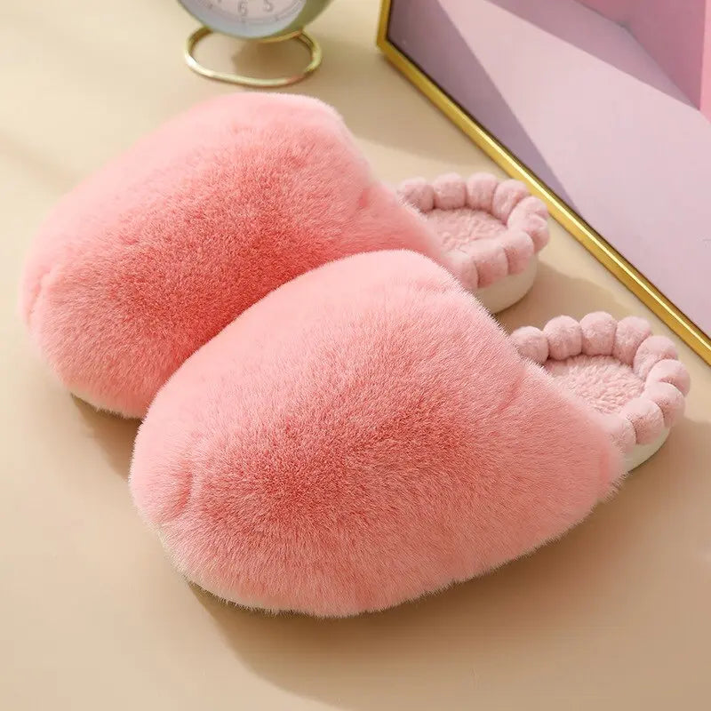 Kawaii Ball Plush Furry Homewear Slippers ME19