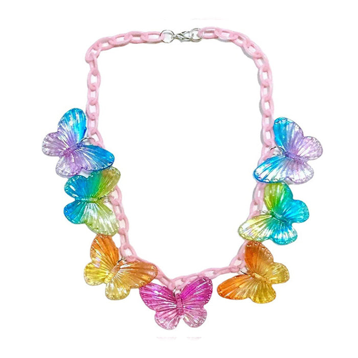 Colorful Butterfly Necklace