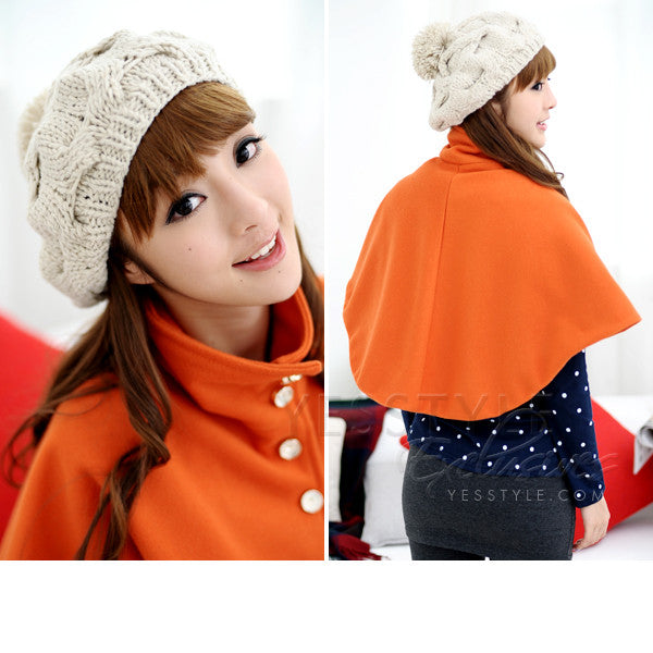 Knit Cable Beret