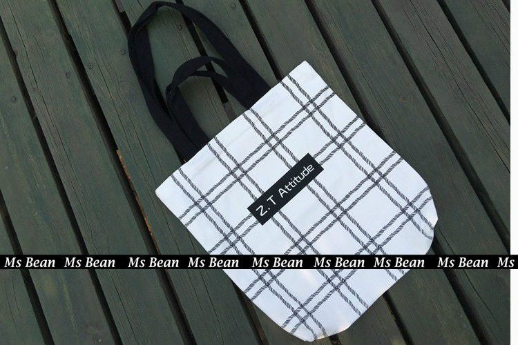 Plaid Shopper Bag