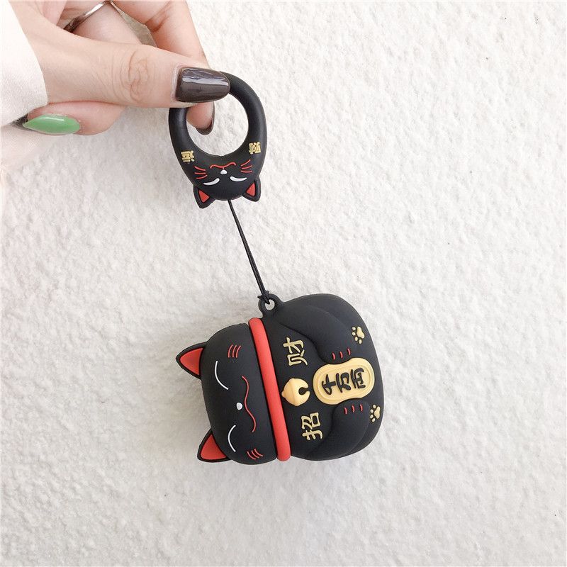 Fortune Cat AirPods Earphone Case Skin