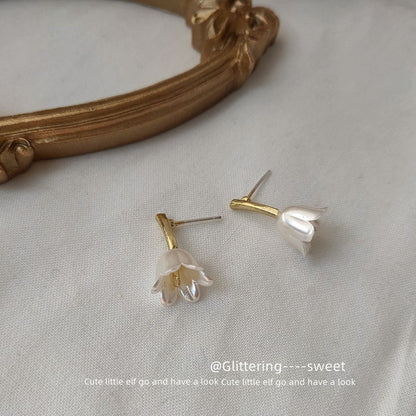 Sterling Silver Flower Stud Earring Egirldoll