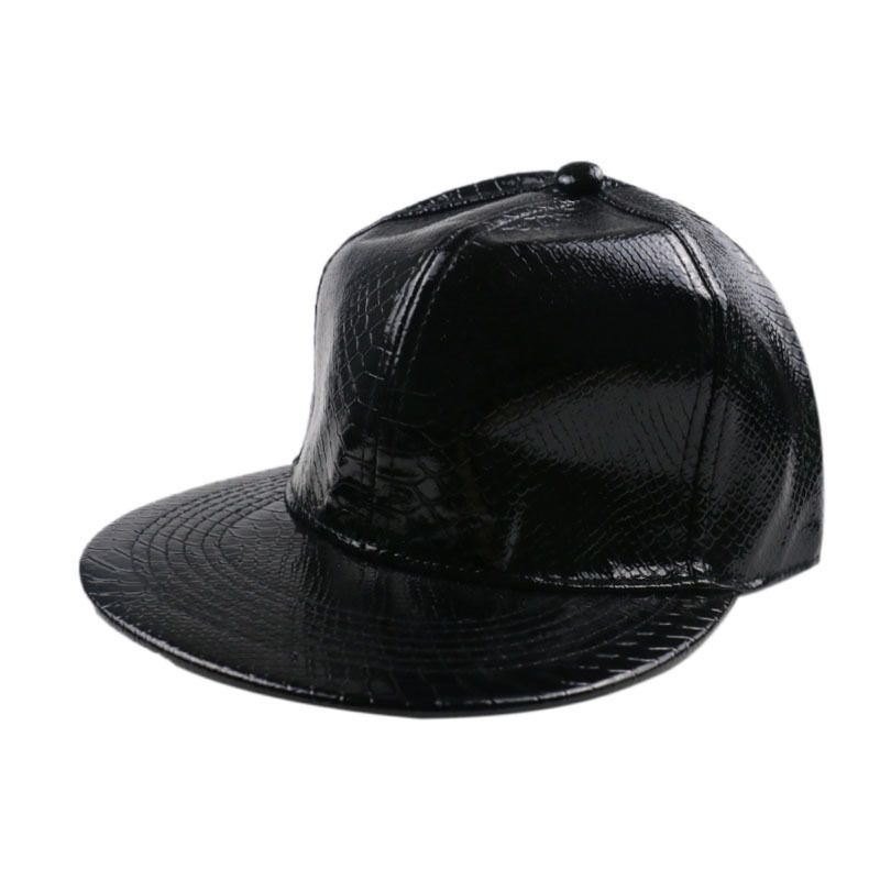 Leather Cap Faux Baseball