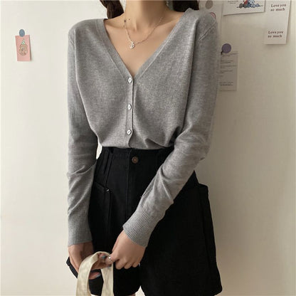 Plain Cardigan