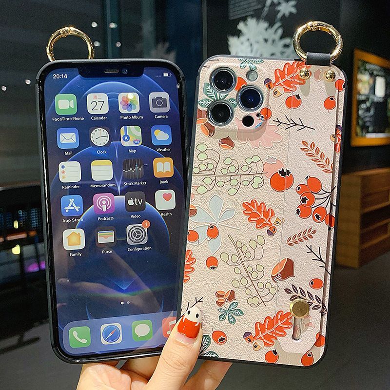 Floral / Tangerine Print Phone Case