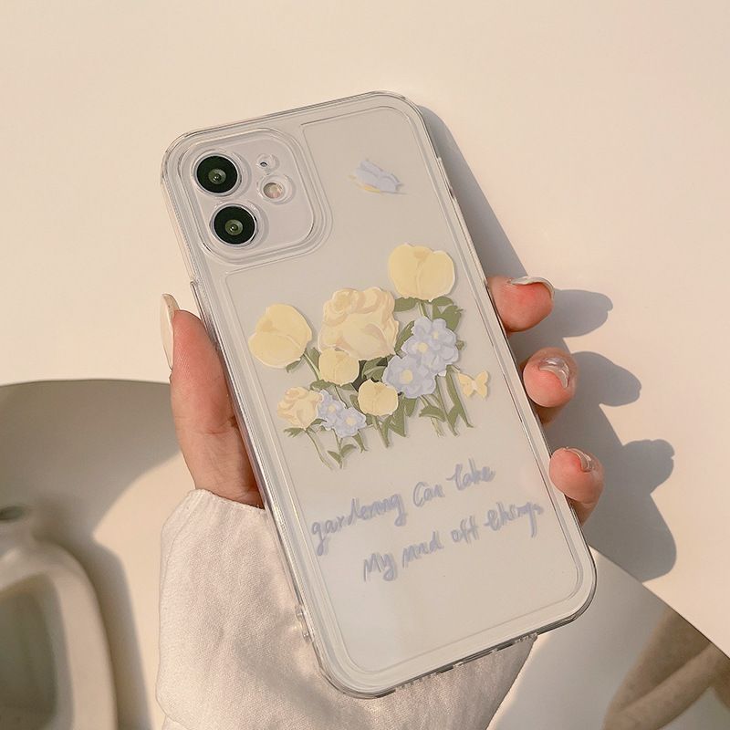 Flower Transparent Phone Case