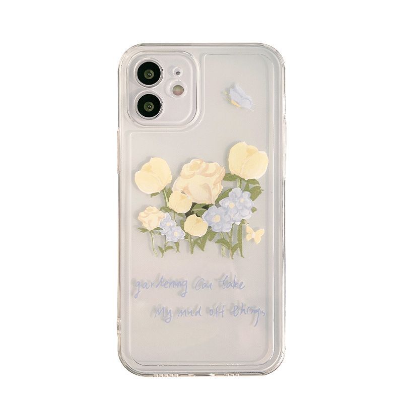 Flower Transparent Phone Case