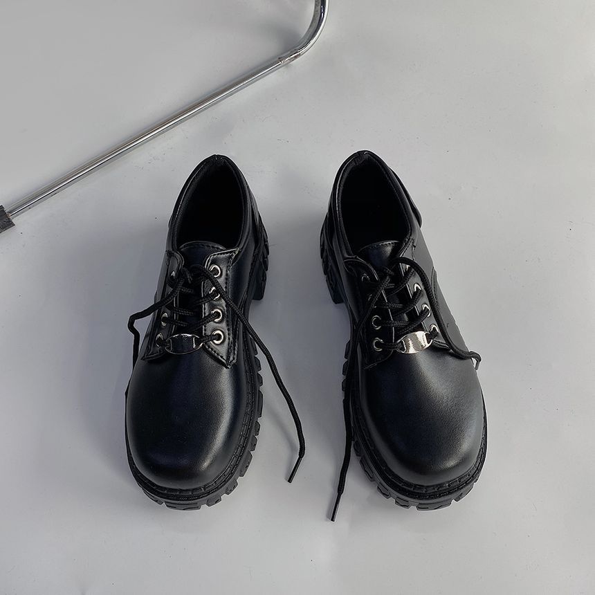 Platform Lace Up Oxfords