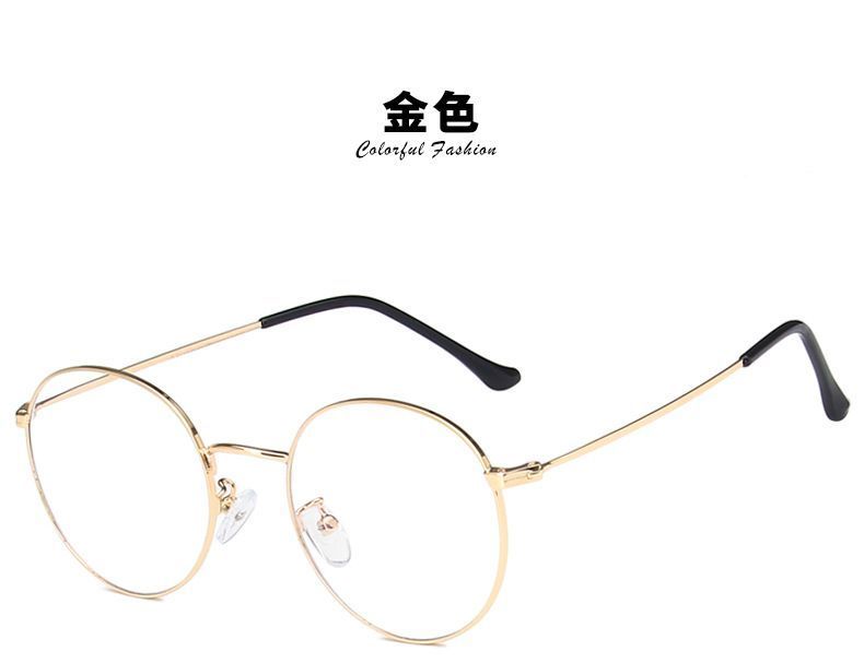 Frame Round Light-Blocking Blue Glasses