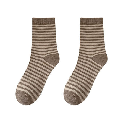 Set Of 3 Pairs: Striped Socks