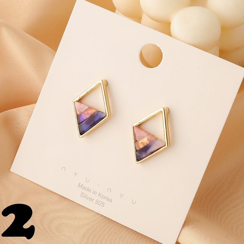 Geometric Acetate Alloy Earring Egirldoll