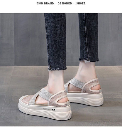 Platform Cutout Slip Ons