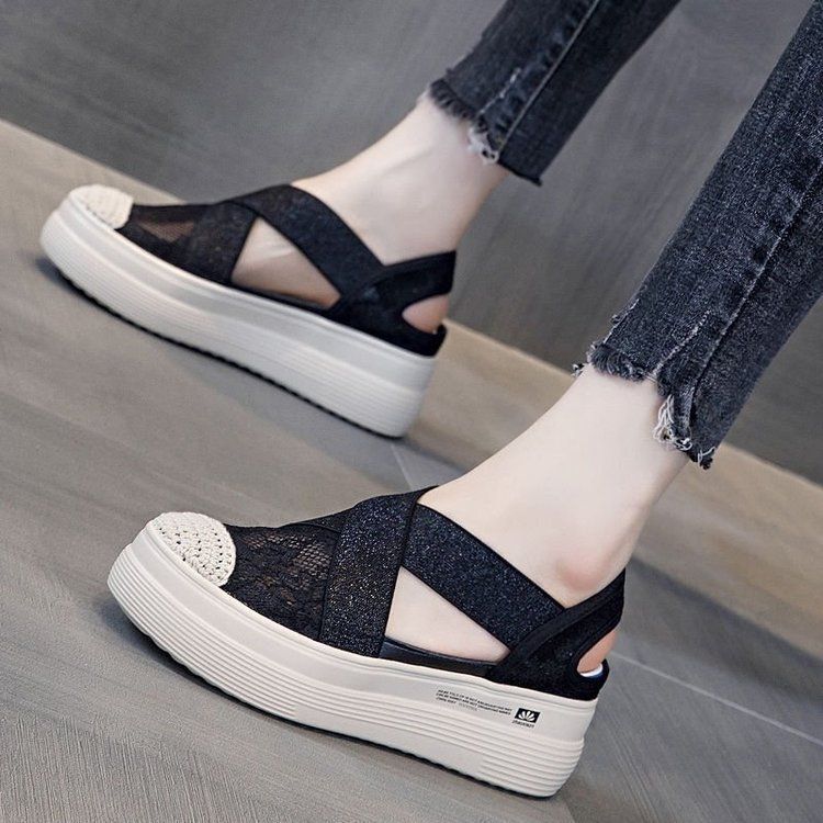 Platform Cutout Slip Ons