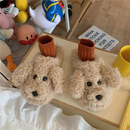 Fluffy Cartoon Home Slippers