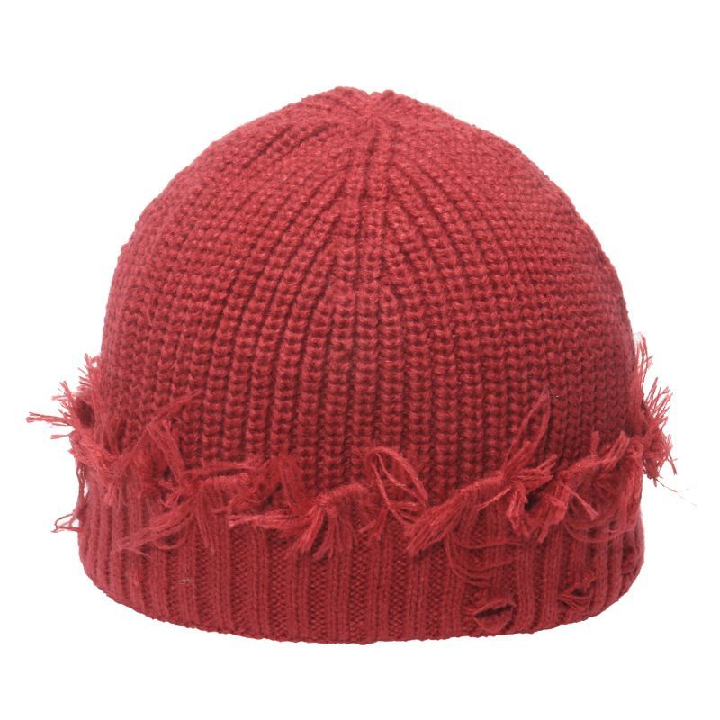 Distressed Knit Beanie