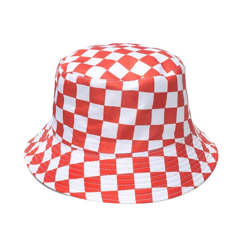 Checker Bucket Hat