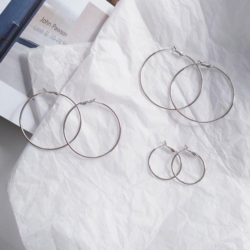 Earring Alloy Hoop