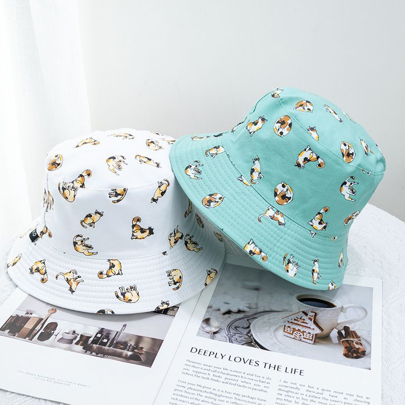 Bucket Reversible Hat Cat
