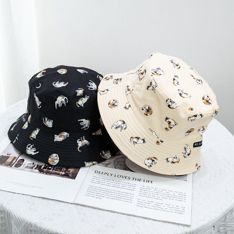 Bucket Reversible Hat Cat
