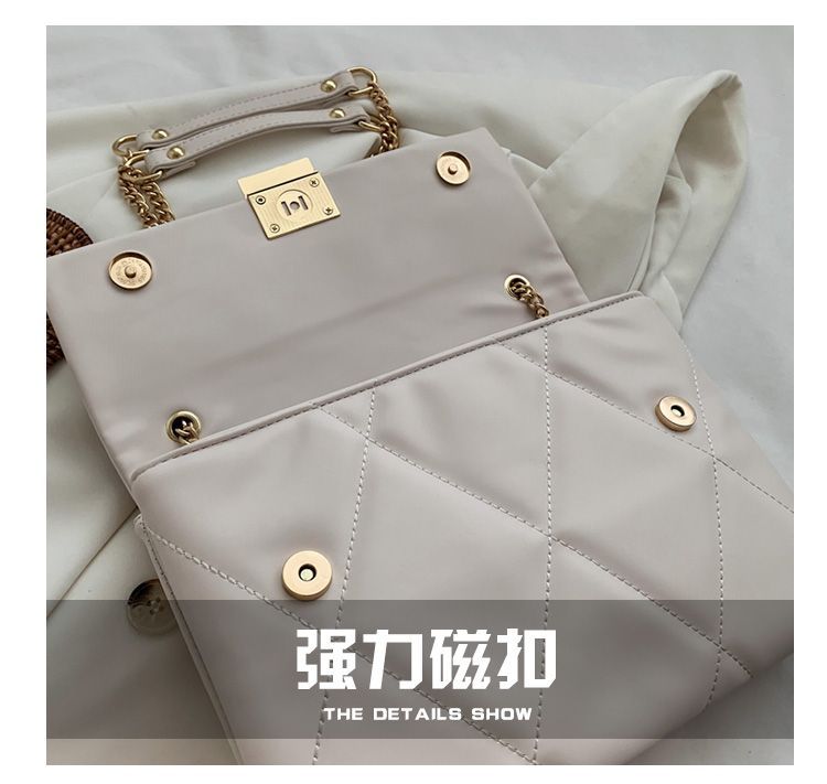 Faux Leather Flap Shoulder Bag