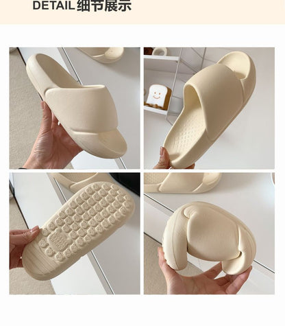 Plain Platform Home Slippers