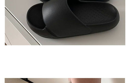 Plain Platform Home Slippers