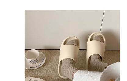 Plain Platform Home Slippers