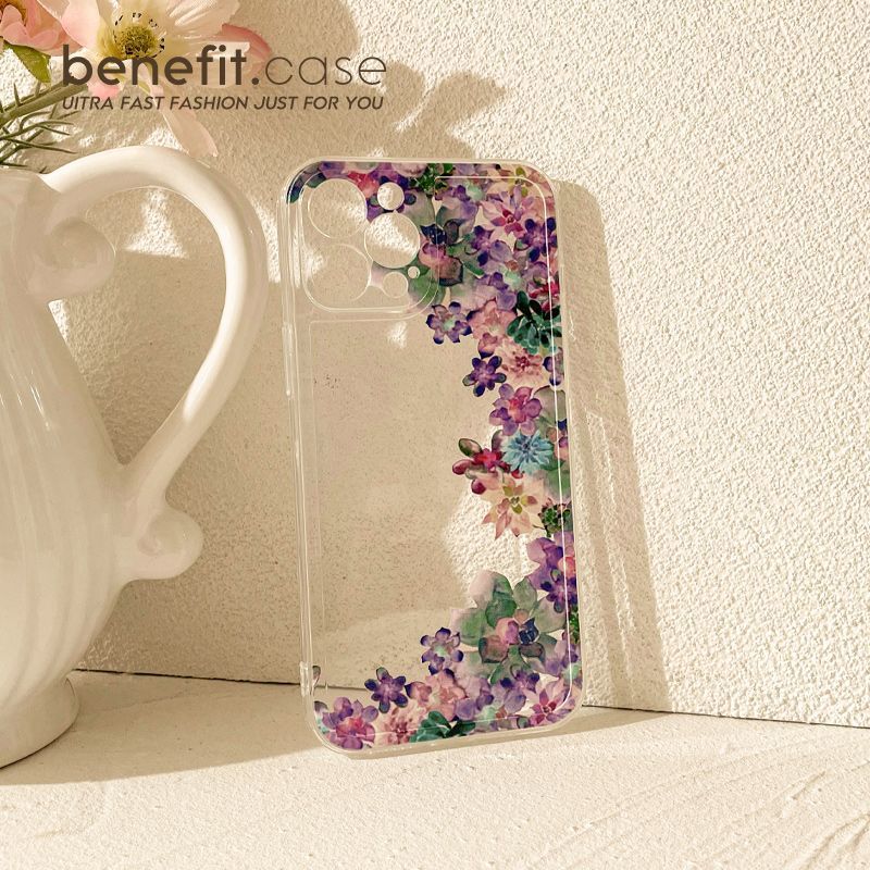 Flower Transparent Phone Case