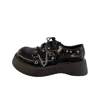 Grommet Platform Lace