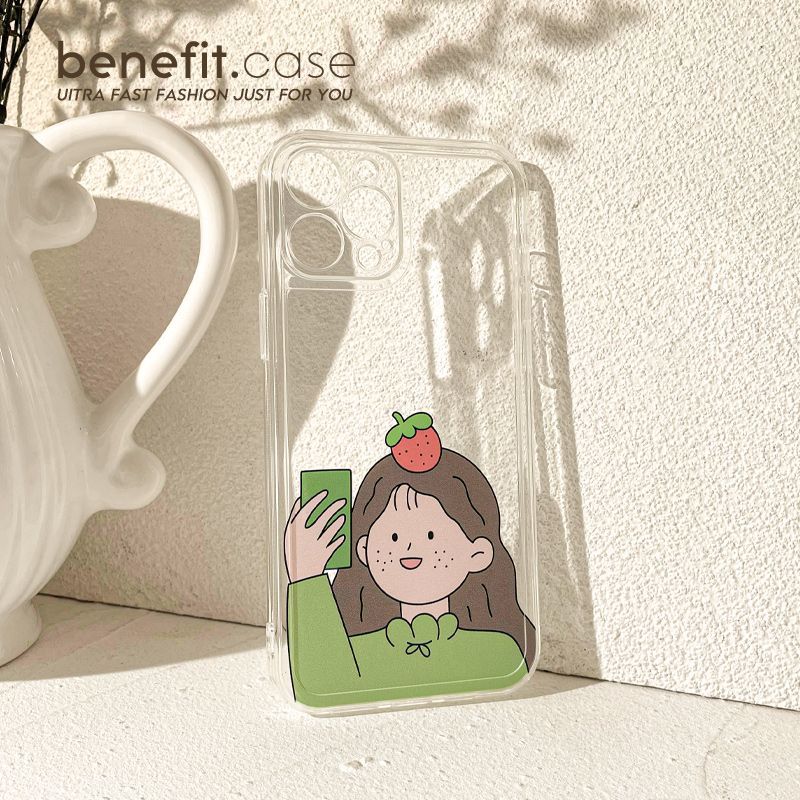 Transparent Case Phone Cartoon