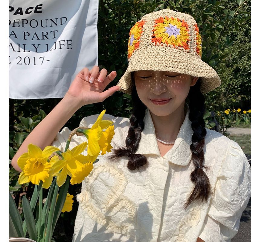 Woven Bucket Hat