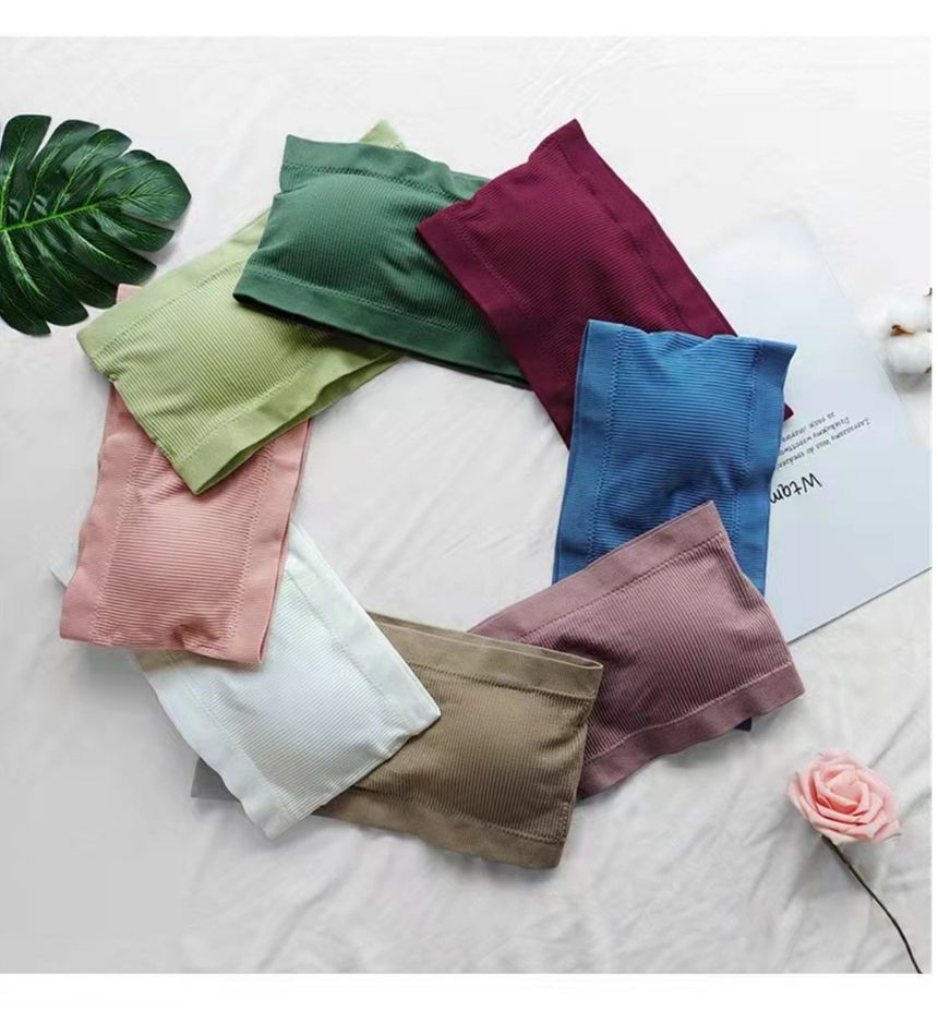 Plain Tube Top Cropped