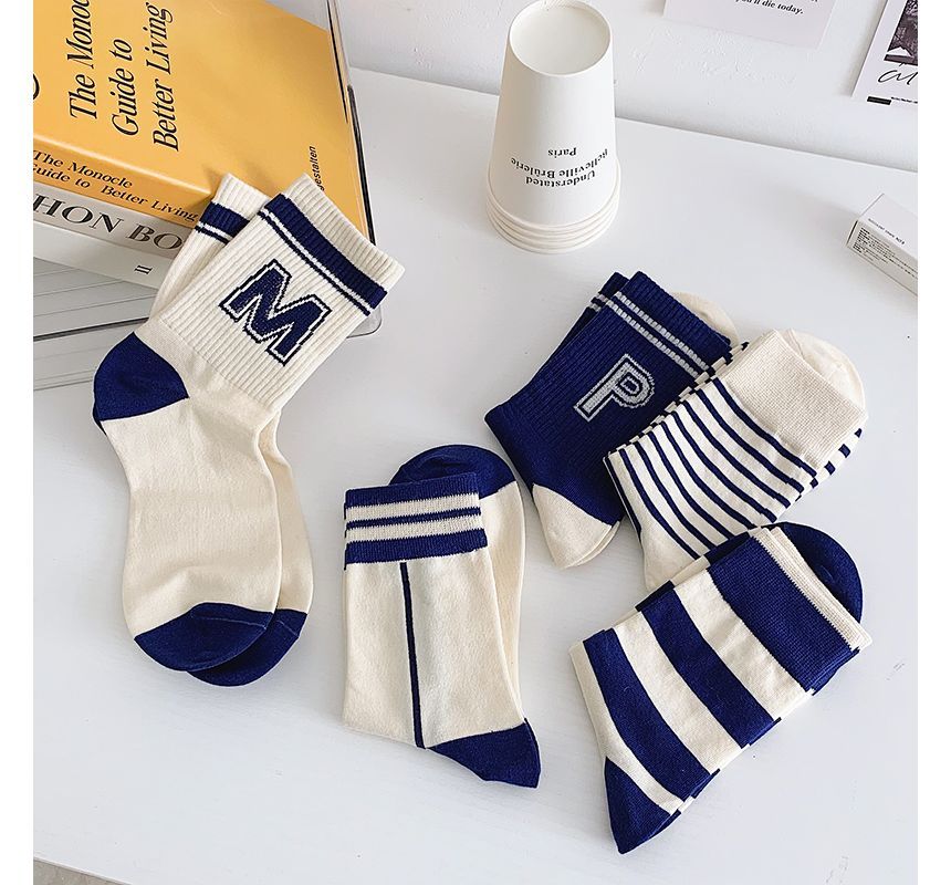 Set Of 3 Pairs: Print Socks