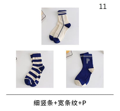 Set Of 3 Pairs: Print Socks