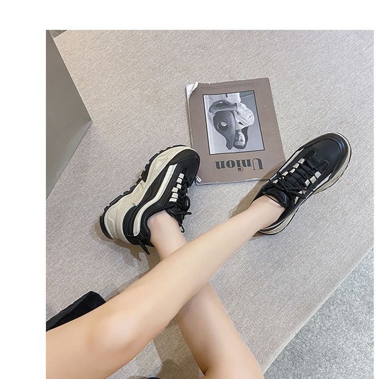 Sneakers Athletic Two-Tone Platform