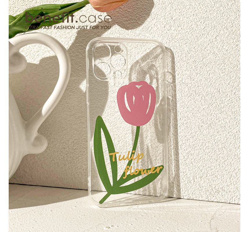 Phone Tulip Case Transparent