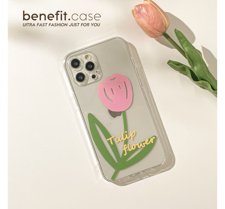 Phone Tulip Case Transparent