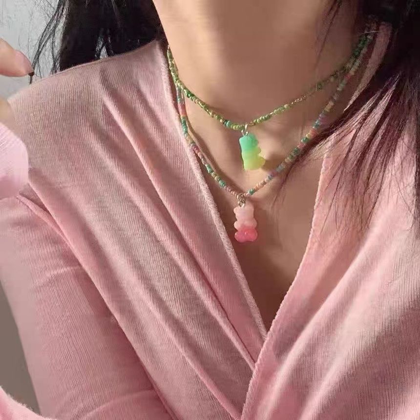 Bear Necklace Bead