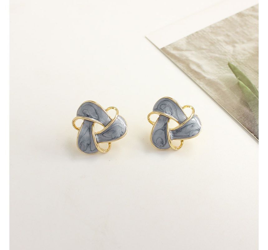 / Ear Triangle Stud On Earring Clip