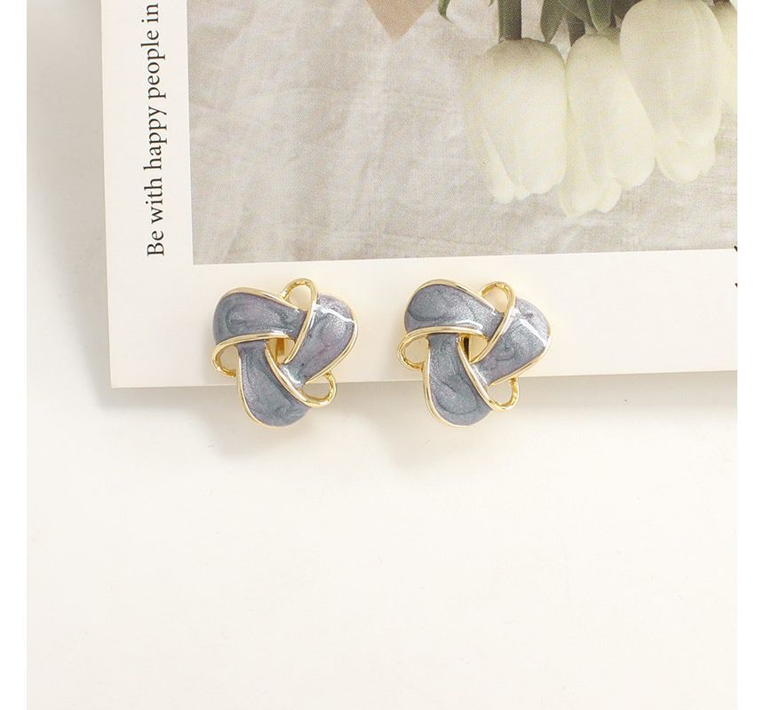 / Ear Triangle Stud On Earring Clip