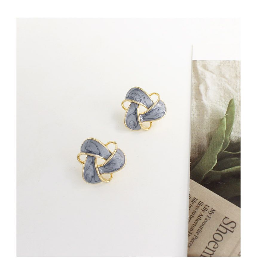 / Ear Triangle Stud On Earring Clip