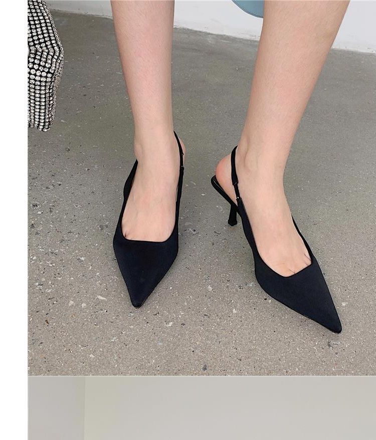 High-Heel Slingback Sandals