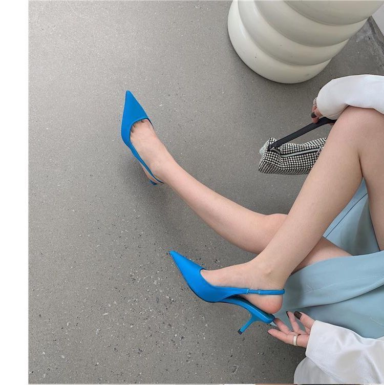 High-Heel Slingback Sandals