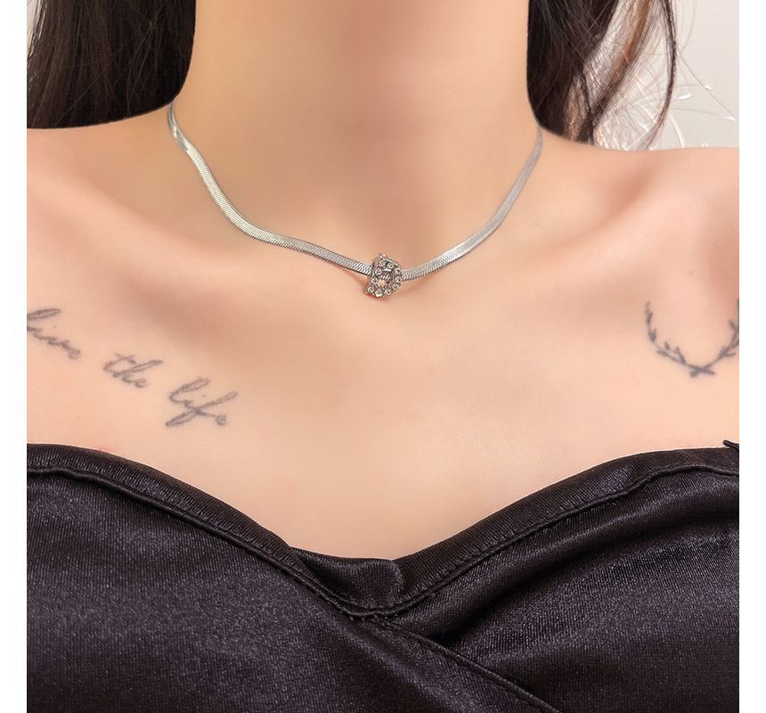 Necklace Rhinestone Choker
