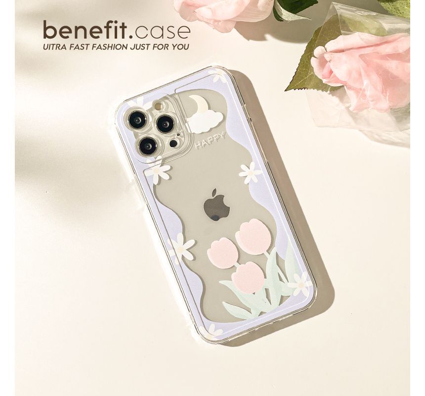 Flower Transparent Phone Case